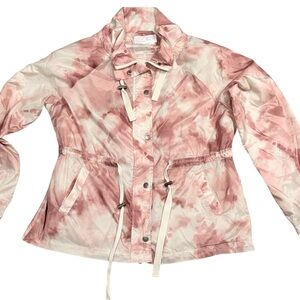 Maurices Pink and Cream Utility Jacket